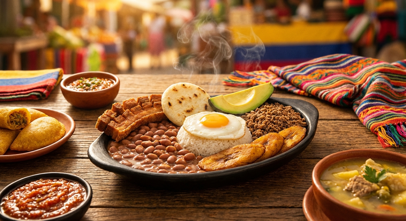Deliciosa comida colombiana